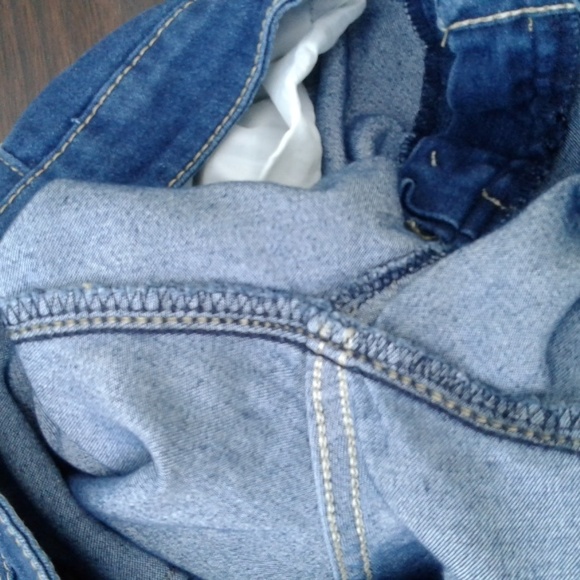 Woman's blue Jeans denim stretchy material size 7 brand City ink - Picture 10 of 11